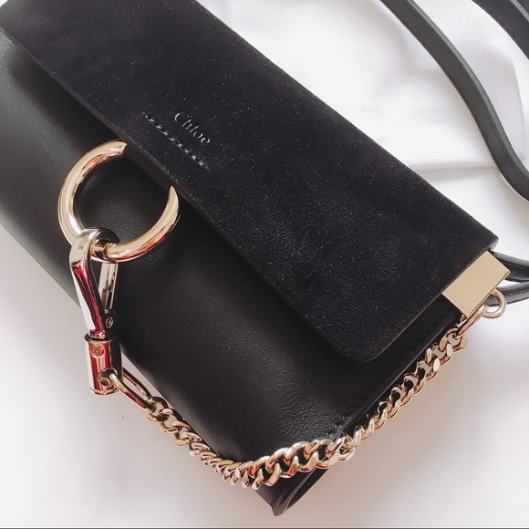 Chloe Handbags - SOLD! Chloe black mini Faye wallet crossbody bag